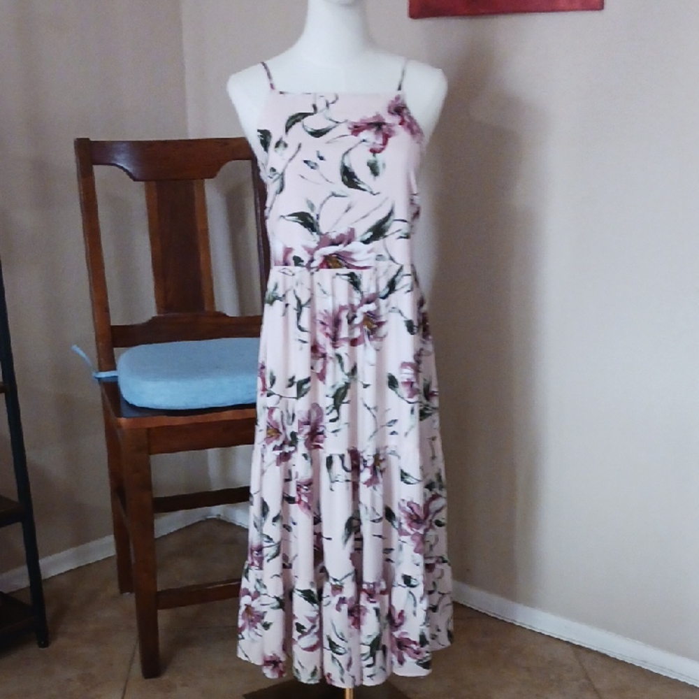 Xhilaration Pink Floral Dress